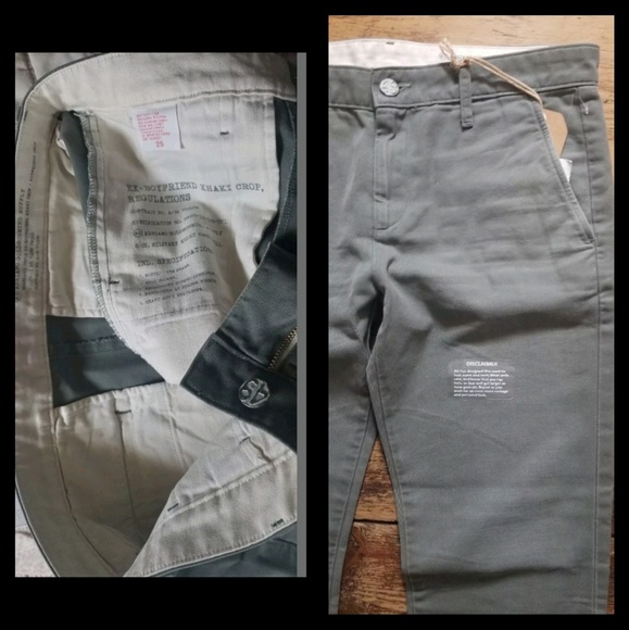 last๐ AG Adriano Goldschmied Ex Boyfriend crop 25 - Picture 7 of 8